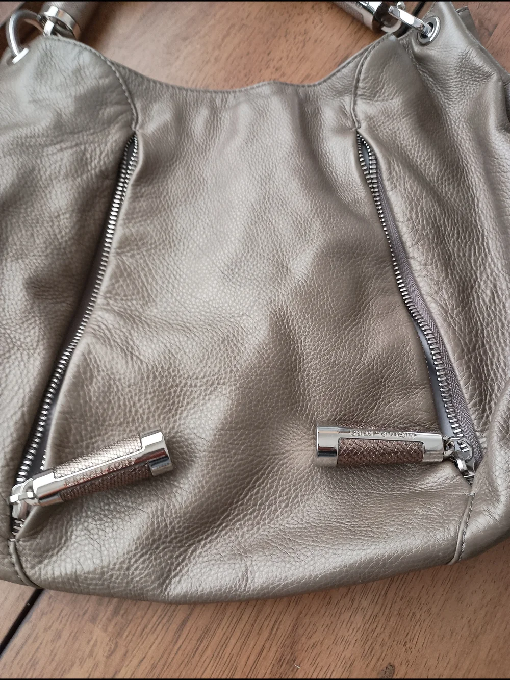Michael Kors Collection Tonne Taupe Shoulder Hobo Bag
